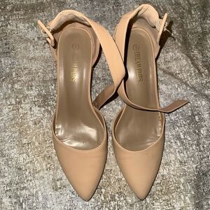 Dream Pairs Women's Nude Heels